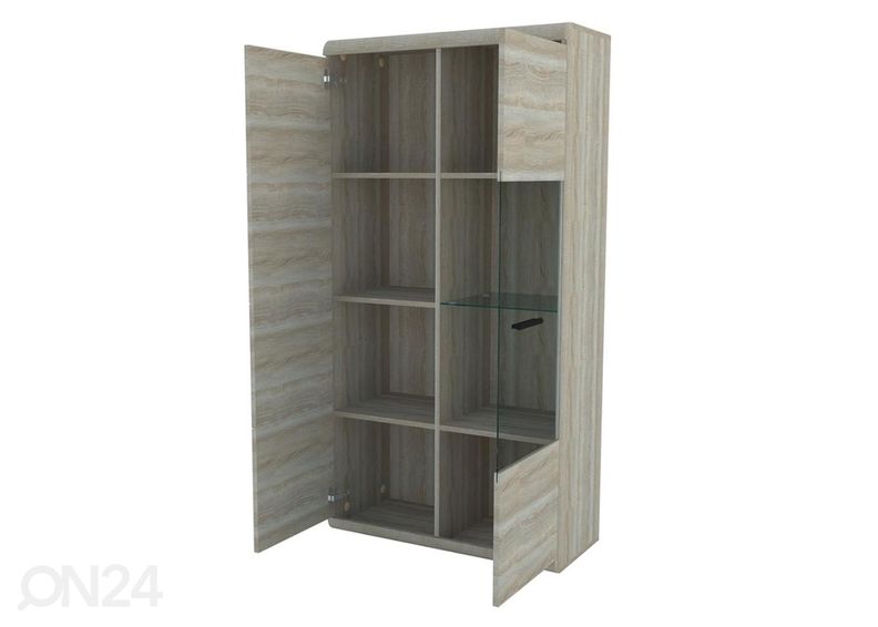 Шкаф-витрина + LED увеличить