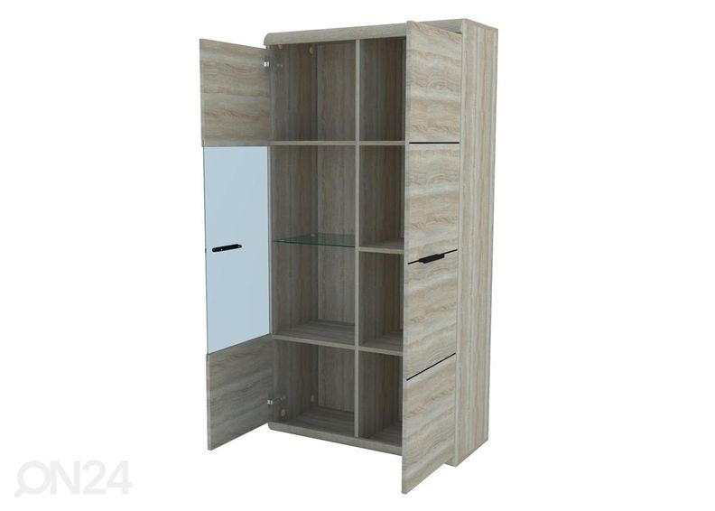 Шкаф-витрина + LED увеличить