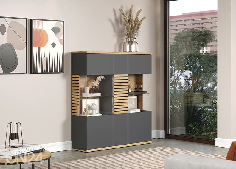 Шкаф-витрина Norris 131 cm увеличить