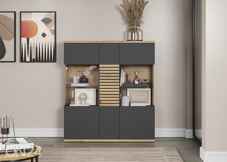 Шкаф-витрина Norris 131 cm увеличить