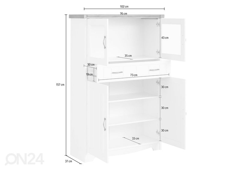 Шкаф-витрина Trinidad увеличить