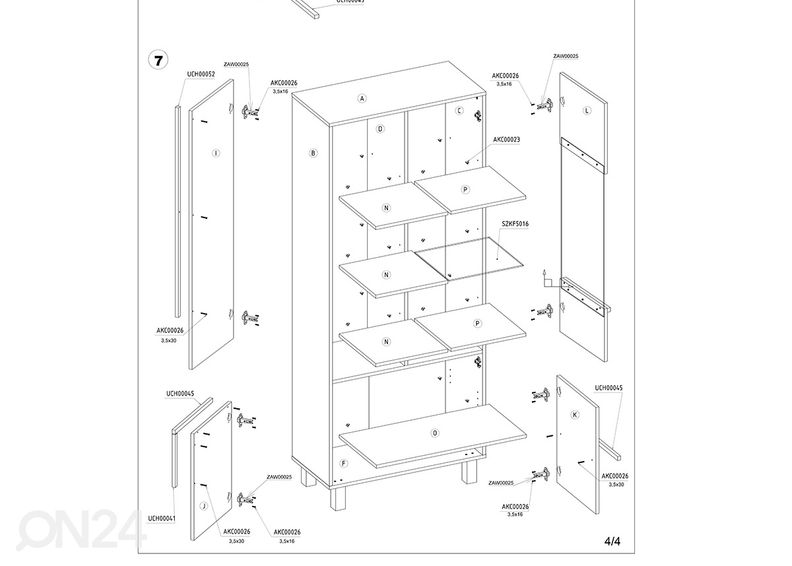 Шкаф-витрина Youghal 80 cm увеличить