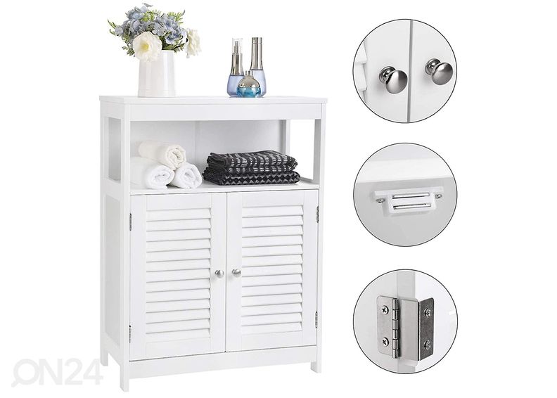 Шкаф в ванную 60 cm, белый увеличить