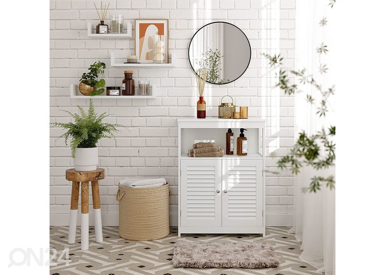 Шкаф в ванную 60 cm, белый увеличить