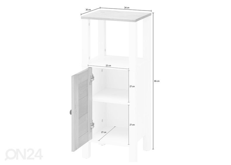 Шкаф в ванную Ayanna увеличить