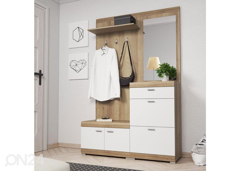 Шкаф в прихожую увеличить