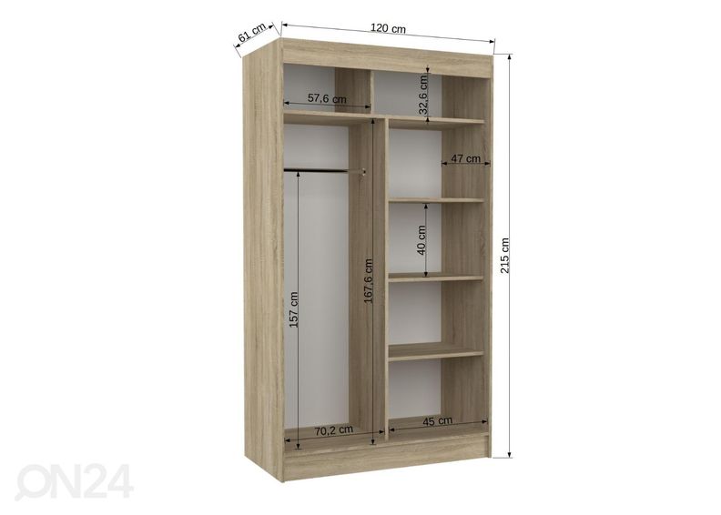 Шкаф-купе 120 cm увеличить