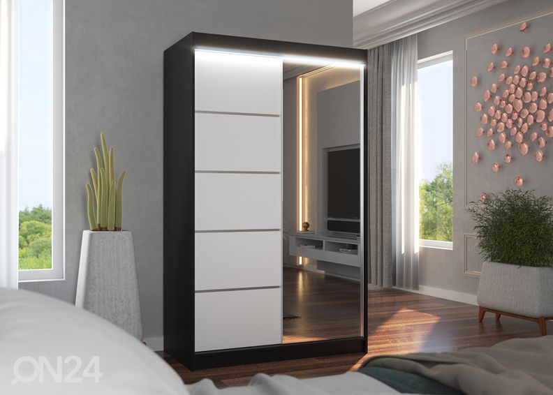 Шкаф-купе 120 cm + LED увеличить