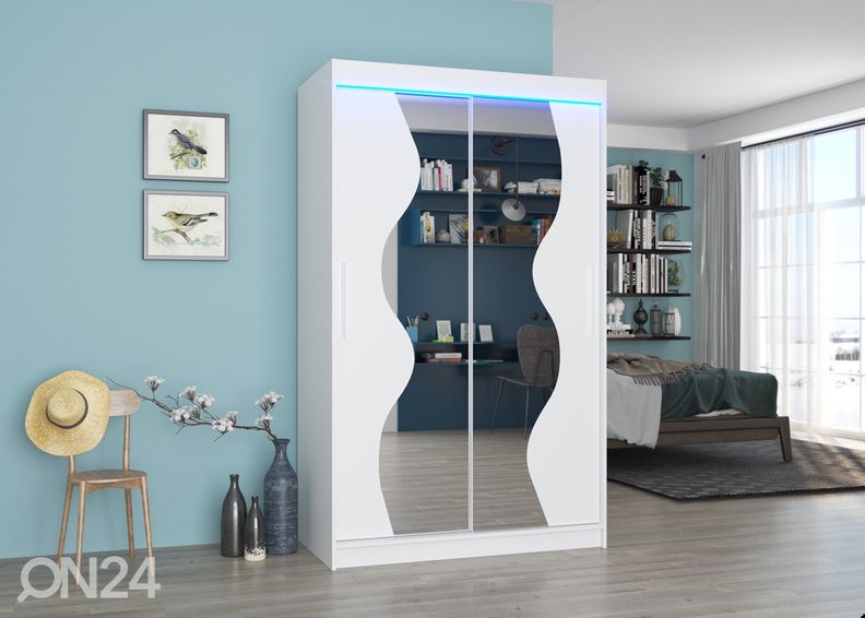 Шкаф-купе 120 cm + LED увеличить