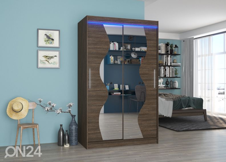 Шкаф-купе 120 cm + LED увеличить