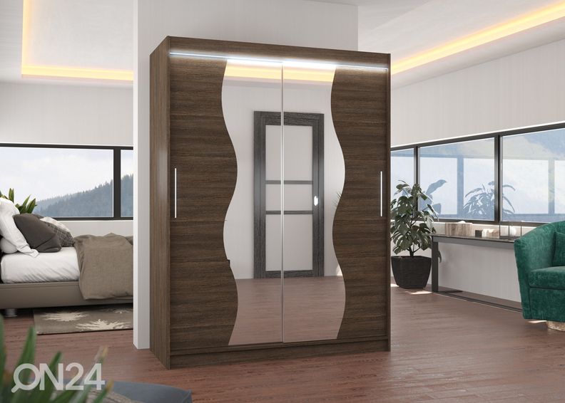 Шкаф-купе 150 cm + LED увеличить