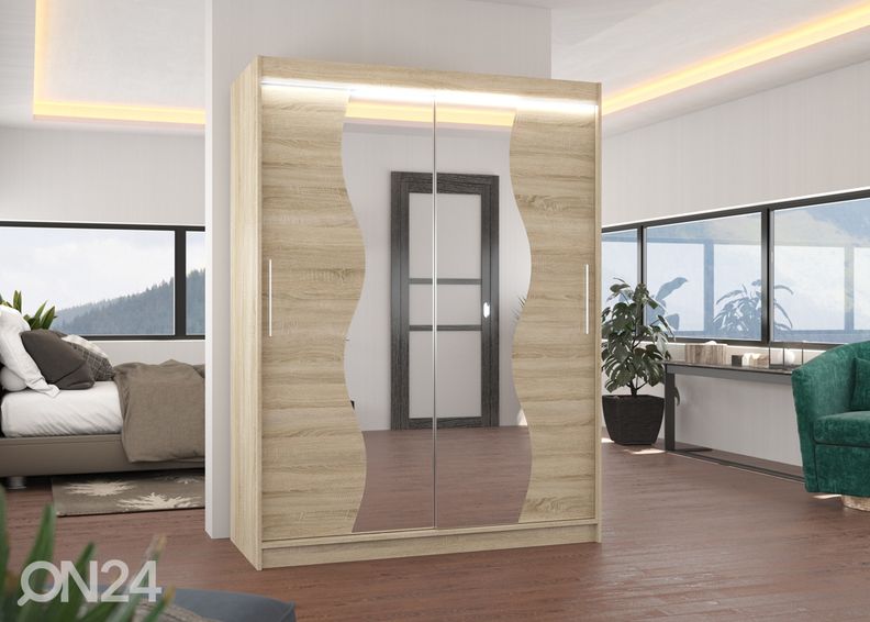 Шкаф-купе 150 cm + LED увеличить