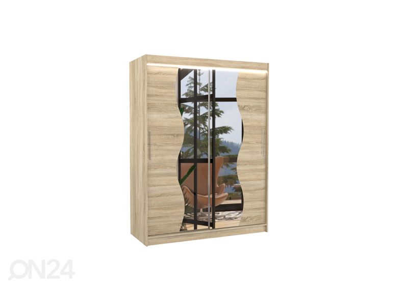Шкаф-купе 150 cm + LED увеличить