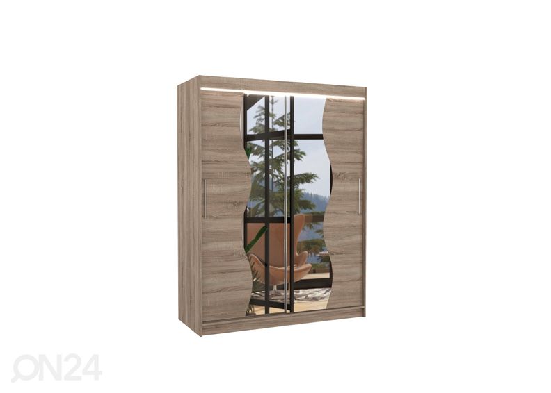 Шкаф-купе 150 cm + LED увеличить