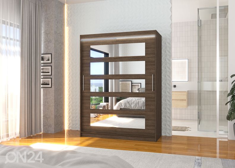 Шкаф-купе 150 cm + LED увеличить