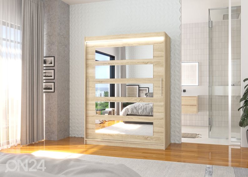 Шкаф-купе 150 cm + LED увеличить