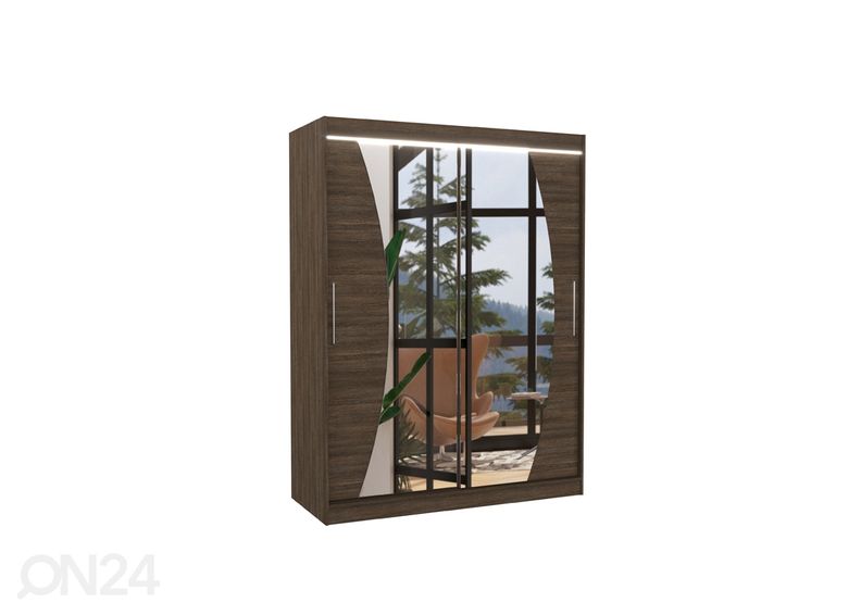 Шкаф-купе 150 cm + LED увеличить