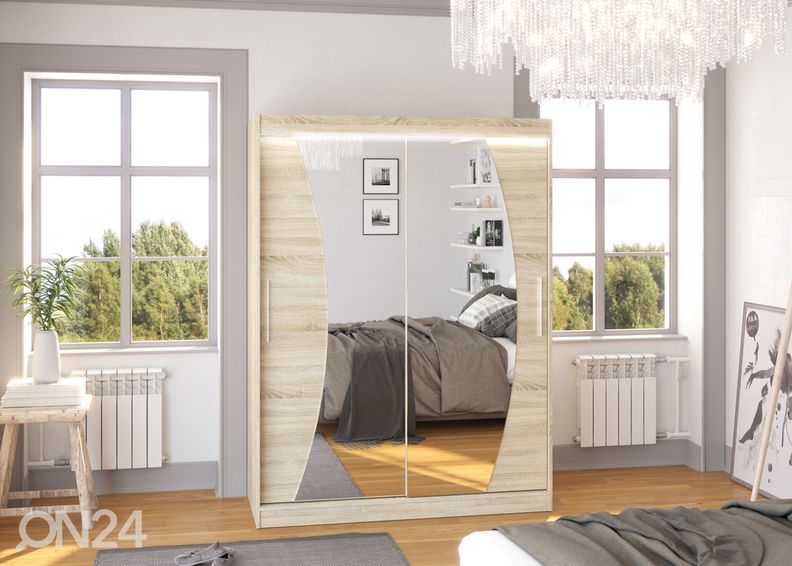 Шкаф-купе 150 cm + LED увеличить