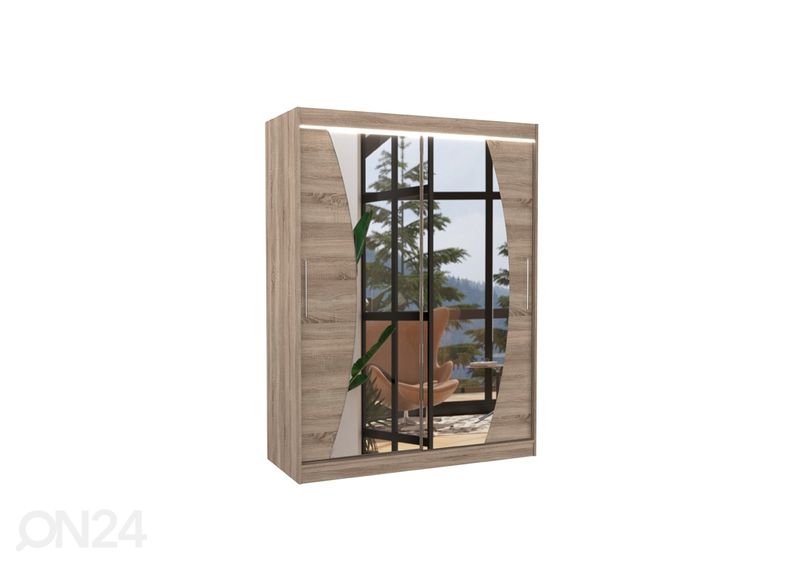 Шкаф-купе 150 cm + LED увеличить