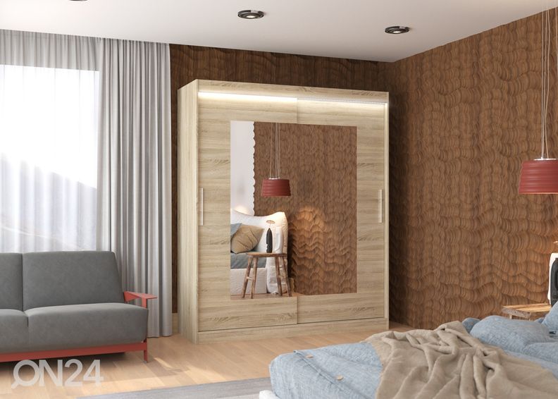 Шкаф-купе 180 cm + LED увеличить