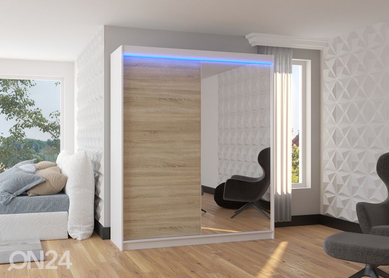 Шкаф-купе 180 cm + LED увеличить