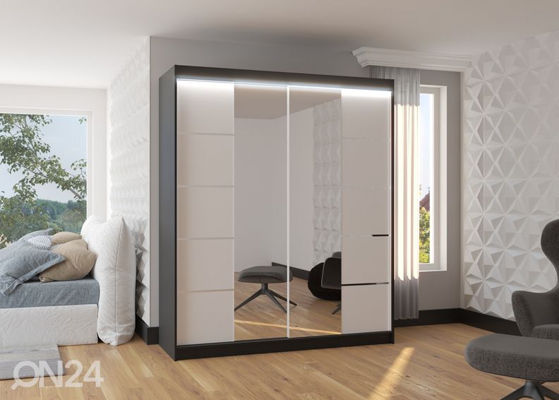 Шкаф-купе 180 cm + LED увеличить