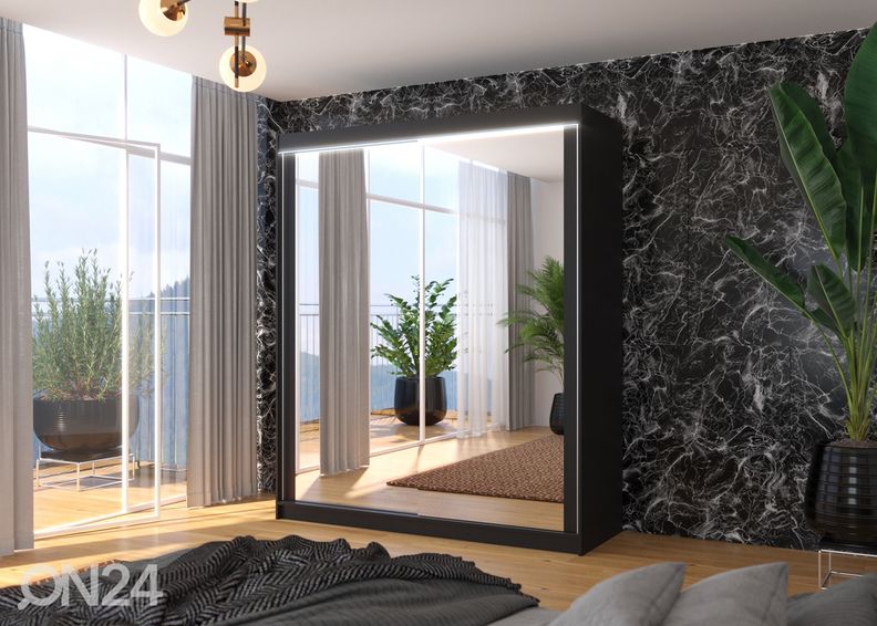 Шкаф-купе 180 cm + LED увеличить