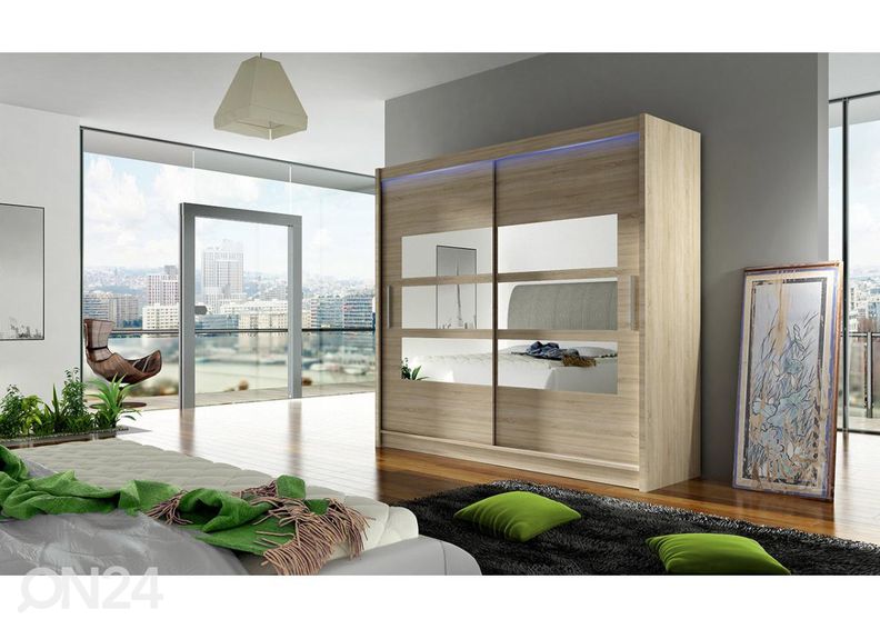 Шкаф-купе 180 cm + LED увеличить