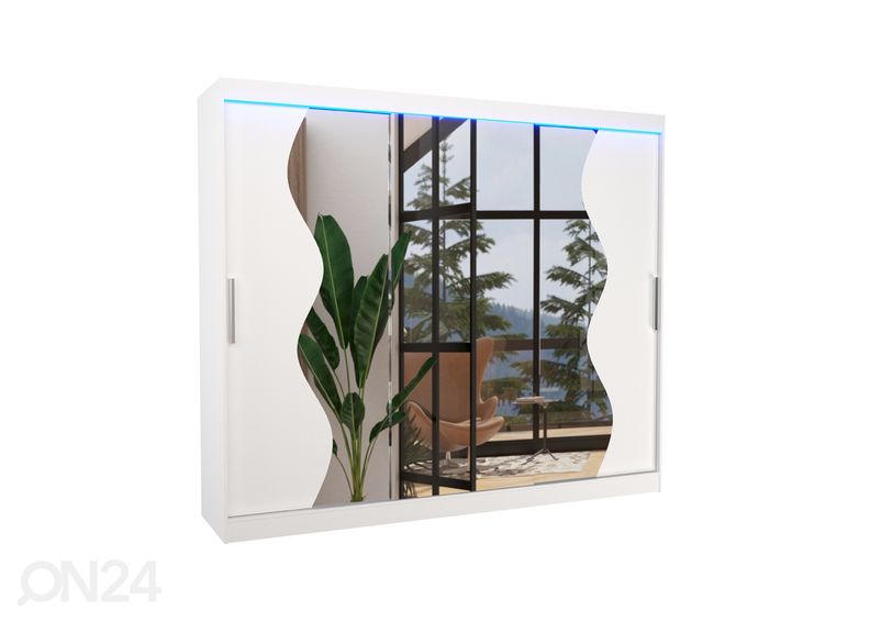 Шкаф-купе 250 cm + LED увеличить