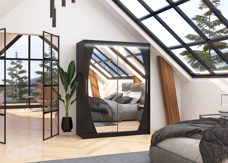 Шкаф-купе Alison 150 cm + LED увеличить