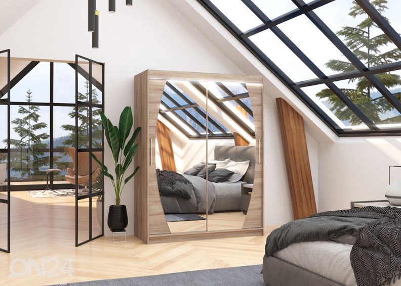 Шкаф-купе Alison 150 cm + LED увеличить