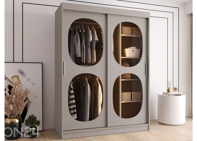 Шкаф-купе Bahrajn 150 см + LED увеличить