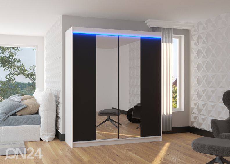 Шкаф-купе Baldwin 180 cm + LED увеличить