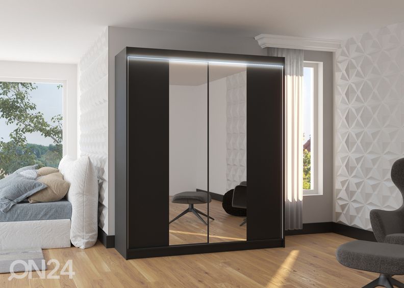 Шкаф-купе Baldwin 180 cm + LED увеличить