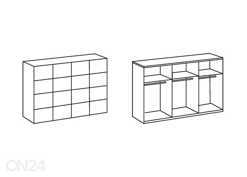 Шкаф-купе Brüssel 270 cm увеличить