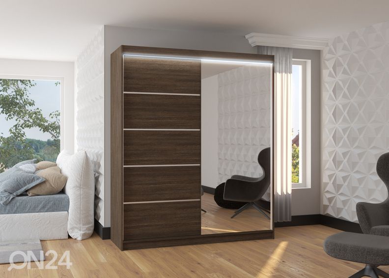 Шкаф-купе Cabo I 180 cm + LED увеличить