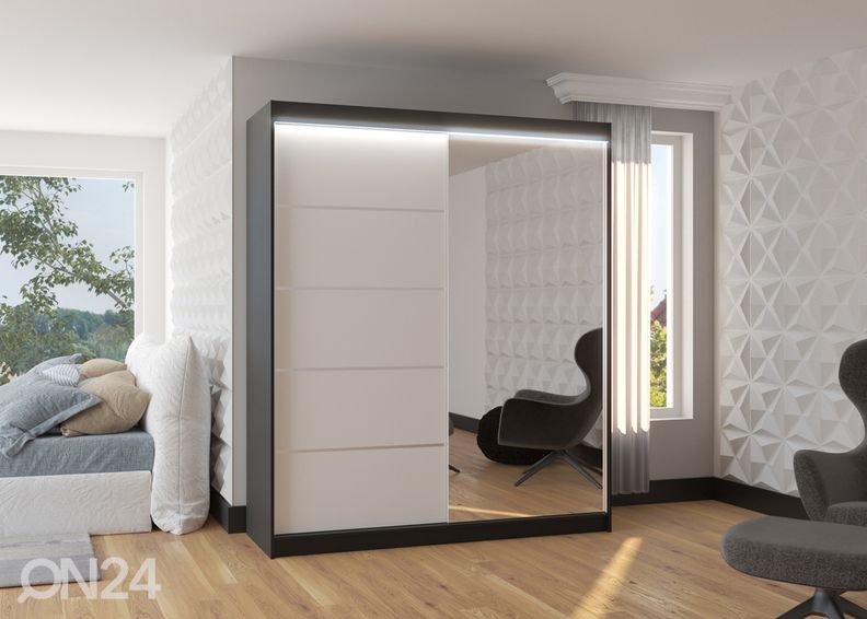 Шкаф-купе Cabo I 180 cm + LED увеличить