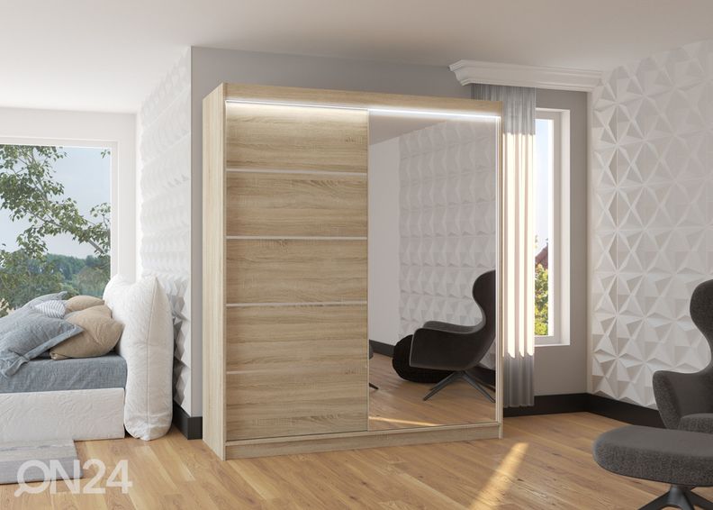 Шкаф-купе Cabo I 180 cm + LED увеличить