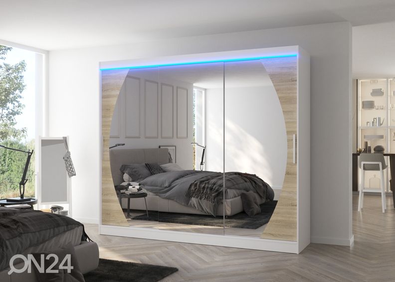 Шкаф-купе Camden 250 cm + LED увеличить
