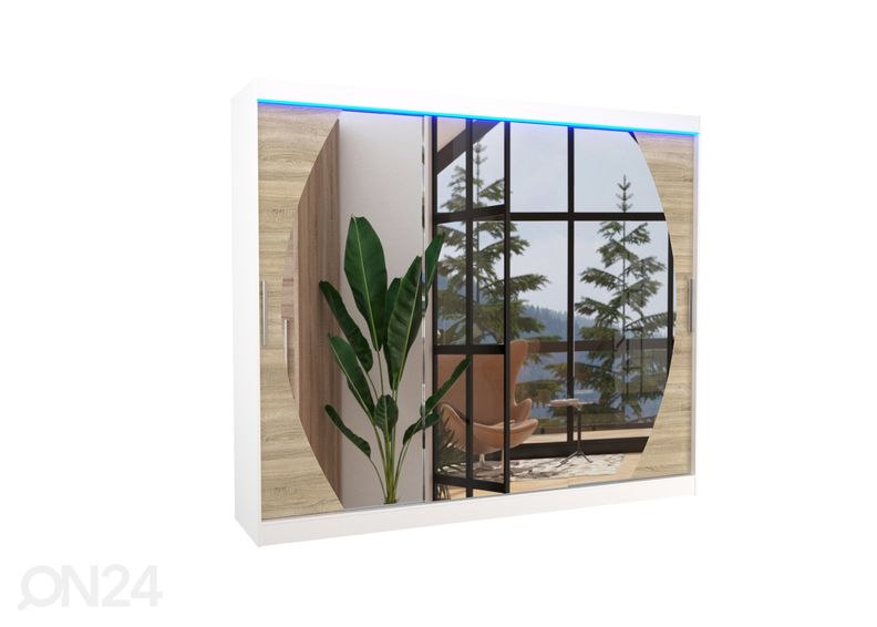 Шкаф-купе Camden 250 cm + LED увеличить