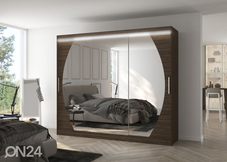 Шкаф-купе Camden 250 cm + LED увеличить