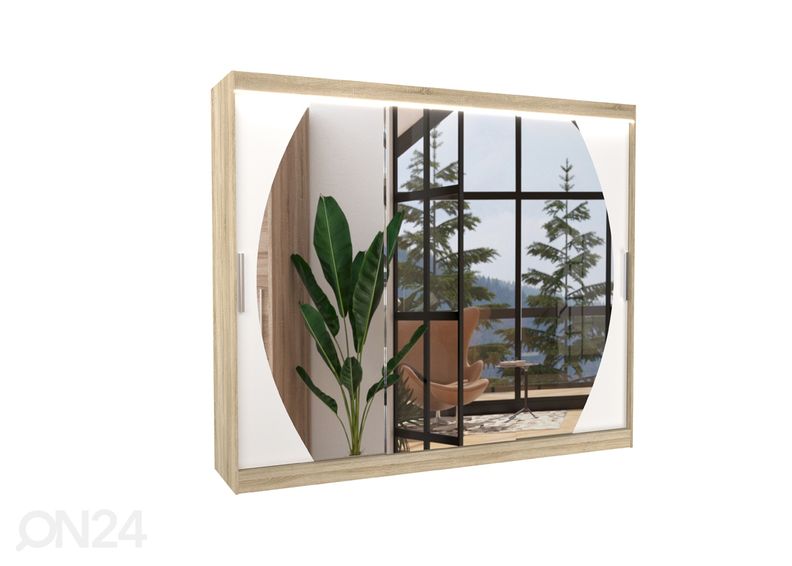 Шкаф-купе Camden 250 cm + LED увеличить