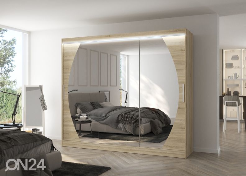 Шкаф-купе Camden 250 cm + LED увеличить