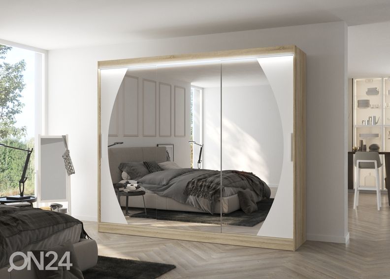 Шкаф-купе Camden 250 cm + LED увеличить