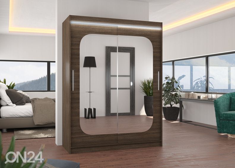 Шкаф-купе Clarksville I 150 cm + LED увеличить