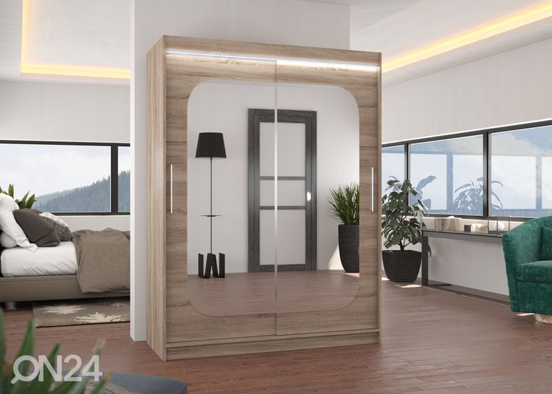 Шкаф-купе Clarksville I 150 cm + LED увеличить