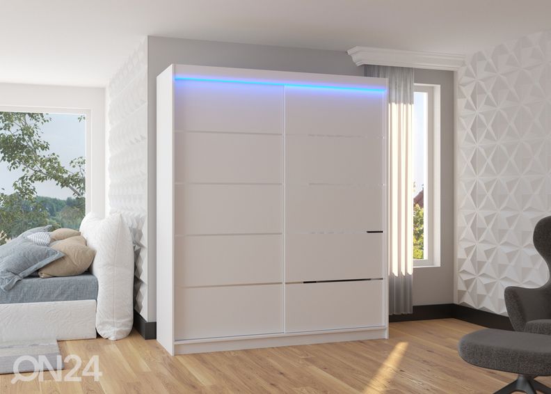 Шкаф-купе Davi I 180 cm + LED увеличить