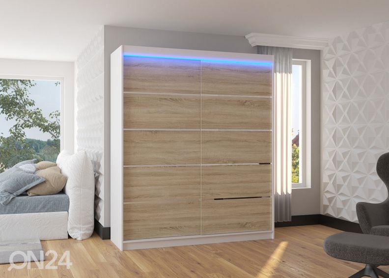 Шкаф-купе Davi I 180 cm + LED увеличить