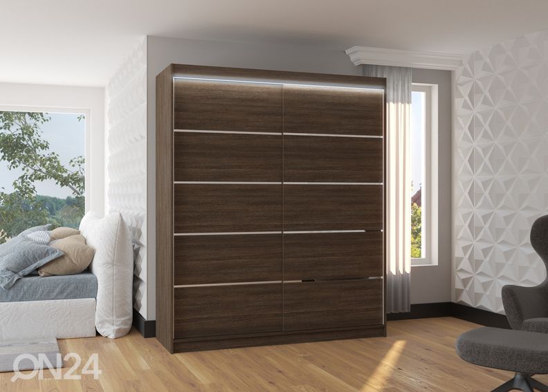 Шкаф-купе Davi I 180 cm + LED увеличить