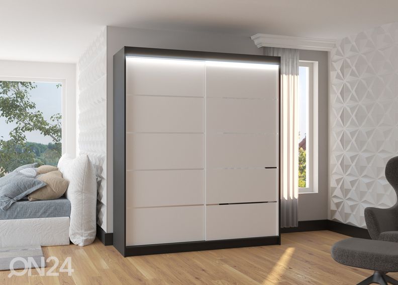 Шкаф-купе Davi I 180 cm + LED увеличить